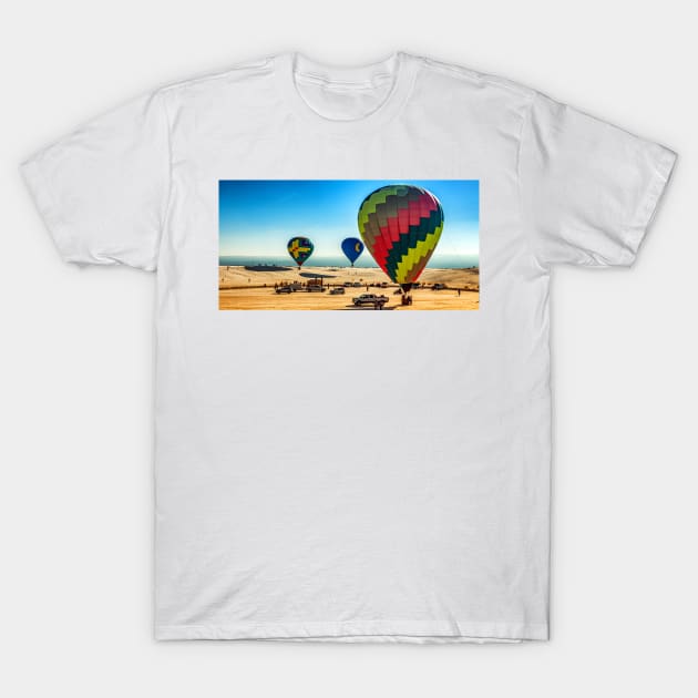 White Sands Hot Air Balloon Invitational T-Shirt by Gestalt Imagery